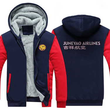 JUNEYAO AIRLINES JACKETS FLEECE SWEATSHIRT